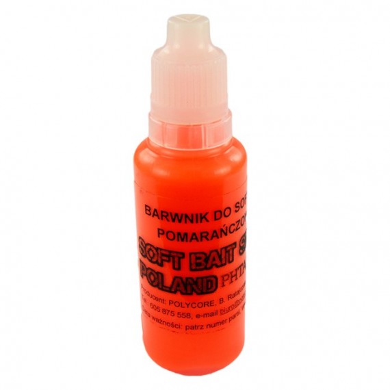 Barwnik Pomarańczowy Fluo do Soft Plastic 30ml