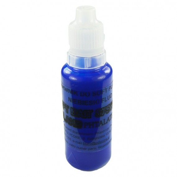 Barwnik Niebieski Fluo do Soft Plastic 30ml