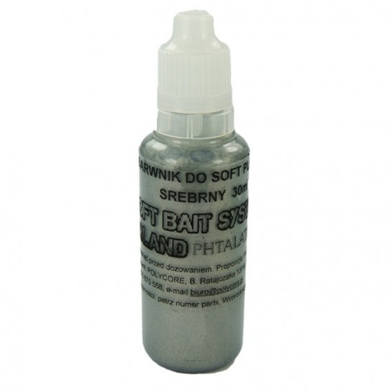 Barwnik Srebrny do Soft Plastic 30ml