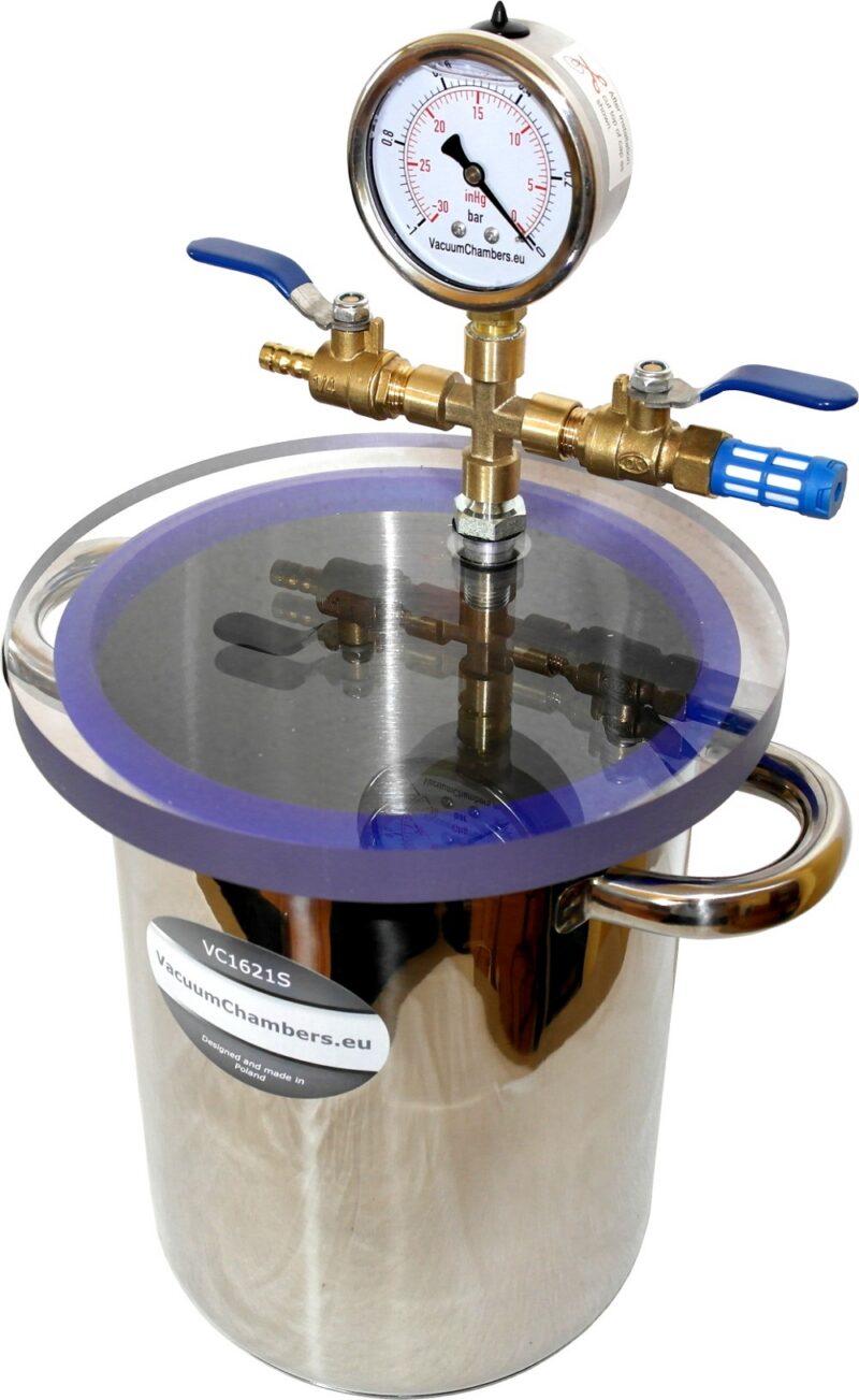 Komora próżniowa 4.2l, ze stali nierdzewnej VC1621S