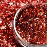 HB1 Brokat Holograficzny Czerwony 30g