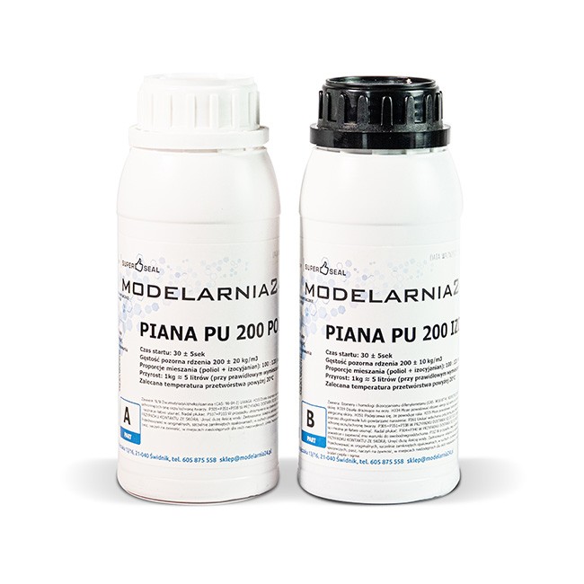 images PIANA POLIURETANOWA IZY FOAM 200 1,1kg (A 0,5kg + B 0,6kg)